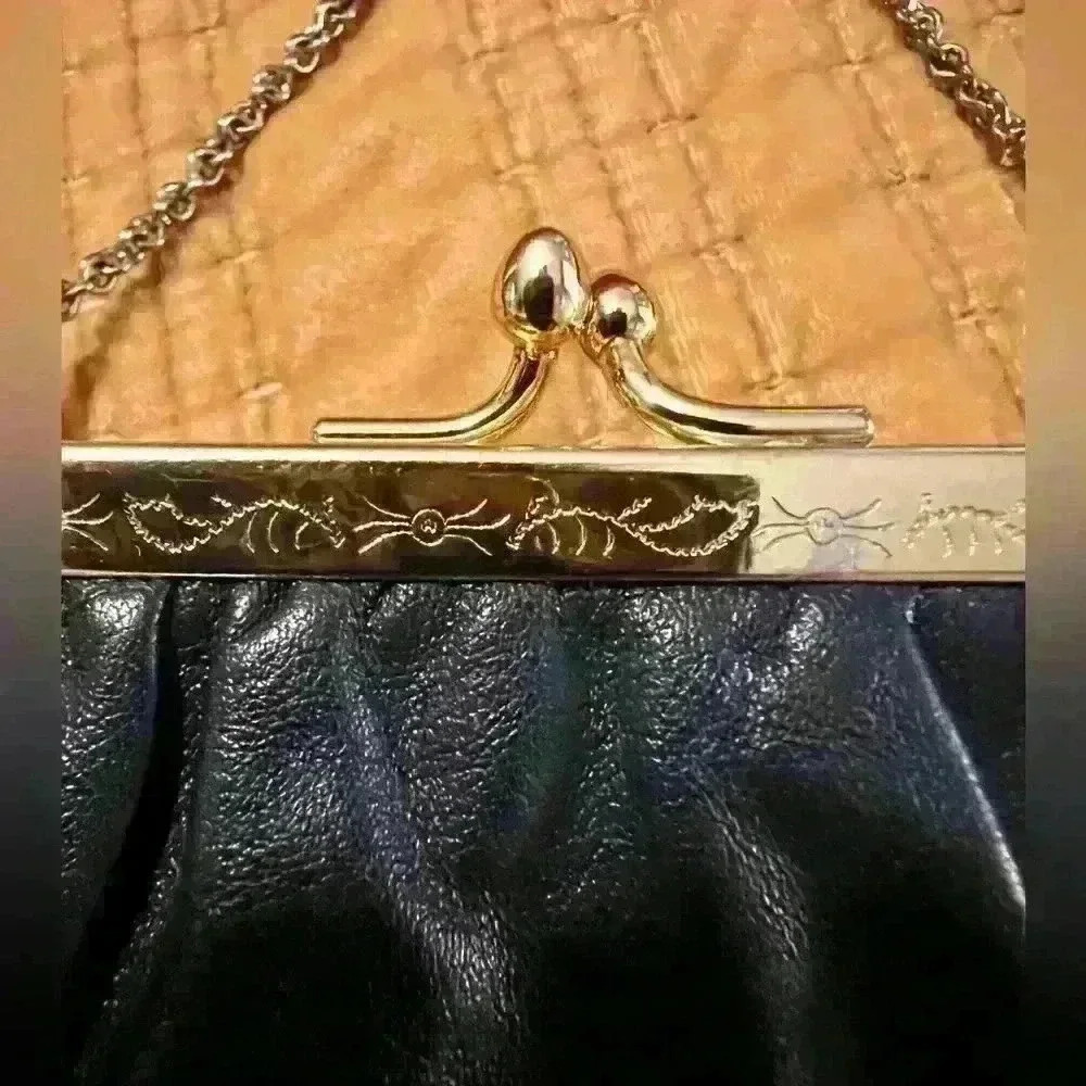Vintage Etra Leather Clutch, Purse - Picture 2 of 4